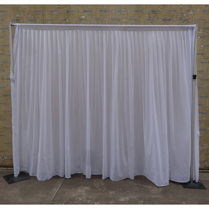Aluminum <b>backdrop</b> <b>stand</b> adjustable events pipe drape kits for wedding decor - Product Image 3