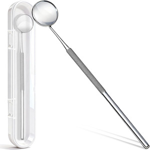 กระจกตรวจฟันป้องกันฝ้า สแตนเลสสตีล อุปกรณ์ทันตกรรม ยอดขายดี กระจกตรวจช่องปากแบบใช้ซ้ำได้ อุปกรณ์สุขอนามัยทางทันตกรรมสำหรับทันตแพทย์ - Product Image 1