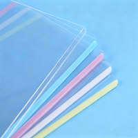 Protector de Tarjetas Transparente de Doble Cara con Borde Colorido, Laminado, de Alta Transparencia, para Tarjetas Fotográficas