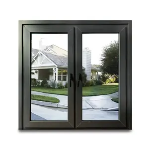自动智能6063铝合金门窗与铝配件滑动或平开门窗价格