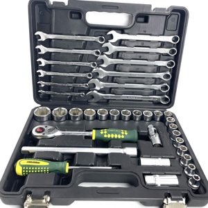 37 + 2 Mảnh Kim Loại Ổ Cắm Công Cụ Kết Hợp Thiết Lập Hoàn Chỉnh Phụ Kiện Xây Dựng Dễ Dàng Mang Theo Khoan Digger Công Cụ Lỗ Khoan - Product Image 5