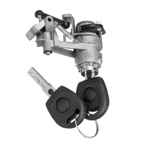 Cilindro de Cerradura Cilíndrico para Maletero de Volkswagen 1J6827297G 1J6827297K con 2 Llaves, Acabado Zincado - Product Image 1