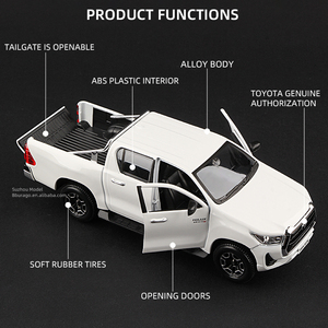 Maisto 1:27 Hilux Pickup hợp kim Xe mô hình mô phỏng diecasts Đồ chơi xe thu Quà Tặng tĩnh Diecast Đồ chơi xe đồ chơi - Product Image 3