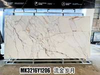 Venta directa años de oro mate Ultra tamaño azulejos 1600*3200 piso losas de piedra sinterizada para Cocina