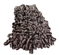 Extensions de cheveux humains bouclés naturels, mèches de cheveux indiens bruts, cuticules alignées, cheveux vierges d'Inde