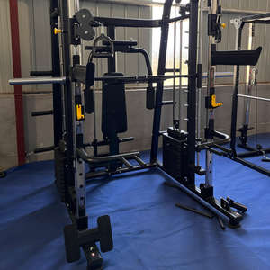 TOPTONS équipement de Fitness complet commercial entraîneur multifonctionnel équipement de gymnastique de <span class=keywords><strong>musculation</strong></span> Smith Machine Squat Rack - Product Image 5