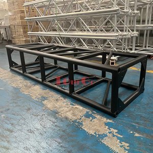 300x400 मिमी हल्के वजन भारी लोडिंग ब्लैक एल्यूमीनियम लाइन सरणी एलईडी स्क्रीन लाइटिंग स्टेज छत ट्रस - Product Image 1