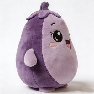 Peluche de berenjena personalizado, peluche de berenjena relleno, juguete de peluche de verdura - Product Image 2