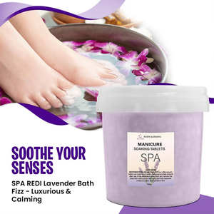 Nouvelles tablettes effervescentes 100 % naturelles aux herbes pour bain de pieds, avec huile essentielle pure et sel de la Mer Morte hydratant, pour manucure et pédicure - Product Image 6