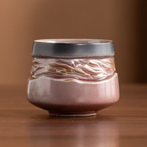 Tasses en céramique japonaise d'art irrégulier de 170 ml, bouche ronde et carrée, petites tasses à thé et à café, vente en gros d'usine, poterie - Product Image 4