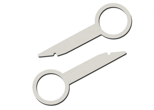 Llave de herramienta de extracción de Radio de coche, unidad principal de reproductor de CD, pines, DIN, Compatible con la unidad principal de Audi, Volkswagen (VW) - Product Image 4