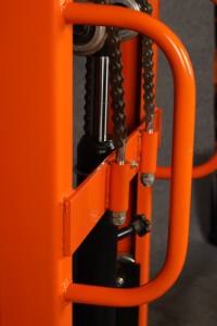 中国製手動フォークリフト2t 1.6m油圧手動手スタッカーリフティングリーチスタッカー - Product Image 6