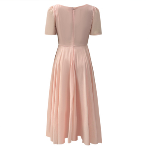 Robe trapèze sans manches cintrée à la taille pour femme, robe de soirée - Product Image 6