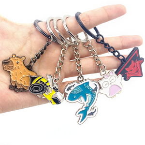 Metal Key Chain High Quality Wholesale Custom Your Logo Creative Soft Enamel Key Ring Metal Keychain