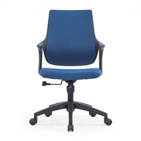 Tissus en maille modernes pour chaises chaise de bureau en maille pour personnel à dossier moyen chaise de bureau pivotante en maille