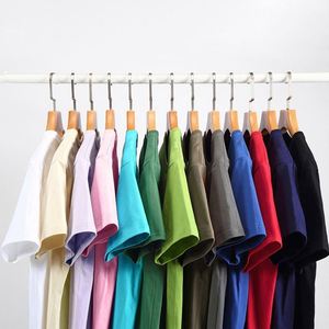 High Quality Tee Custom Embossed Embroidered Dtg Custom DTF T Shirt 100% Cotton Heavyweight Blank Pima Cotton T Shirts - Product Image 1