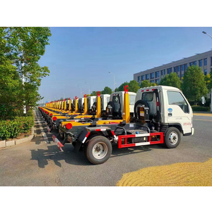 <strong>Mini</strong> FOTON Hydraulic Hook Lift <strong>Truck</strong> 1-2 Tons Dust Bin Hook Lift <strong>Garbage</strong> <strong>Truck</strong> - Product Image 1