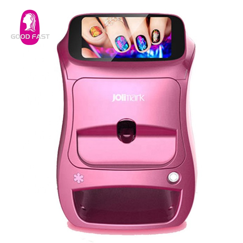 portable 3 years guarantee automatic gel polish DIY arts painting machine mobile nail printer with curing dryer