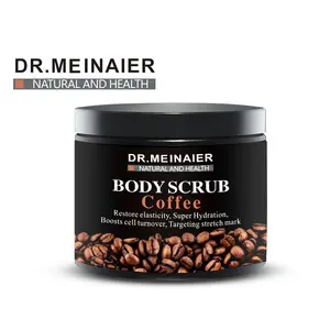 Scrub Kulit Garam DR MEINAIER, Scrub Scrub Gula Badan Natural Skrub Kulit Kopi Eksfoliasi