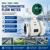 Débitmètre électromagnétique d'eau DN50 DN65 DN80 4-20 mA pour machine de remplissage, débitmètre d'eau magnétique pour l'irrigation