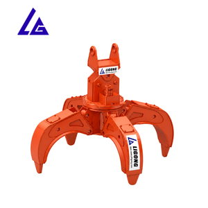 Grappin à déchets à cinq griffes de type « Orange Peel » à capacité accrue et résistant aux chocs pour la manutention de la matière combustible dérivée des déchets - Product Image 1