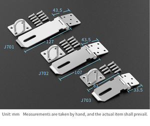 5 inch cửa ổ khóa Hasp nhiệm vụ nặng nề cố định Hasp STAPLE J701 - Product Image 5
