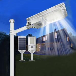 Ensemble complet de lampadaire <span class=keywords><strong>solaire</strong></span> d'extérieur commercial intégré tout-en-un lampadaire à énergie <span class=keywords><strong>solaire</strong></span> à LED - Product Image 6