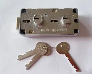 Kunci ganda untuk kotak penyimpanan aman dengan kunci klien dan JZ-02 kunci utama
