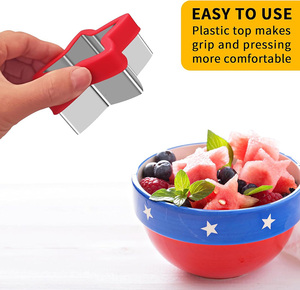 Set di 4 Tagliabiscotti a Forma di Stella di Alta Qualità, Utensili <span class=keywords><strong>per</strong></span> Sandwich Fai-da-Te, Stampi <span class=keywords><strong>per</strong></span> <span class=keywords><strong>Biscotti</strong></span> <span class=keywords><strong>per</strong></span> Bambini, <span class=keywords><strong>per</strong></span> Casa e Scuola - Product Image 4