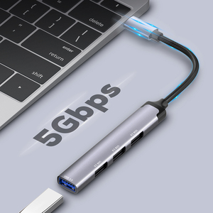 LDNIO DS-34 U Loại-C Docking Station 4 trong 1 để <span class=keywords><strong>USB</strong></span>-C HUB Adapter Type-C để USB3.0 * 1 + USB2.0 * 3 <span class=keywords><strong>Mac</strong></span> cuốn sách <span class=keywords><strong>PC</strong></span> <span class=keywords><strong>USB</strong></span> Hub - Product Image 4