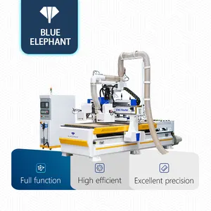 New Trend 3 Axis CNC ATC 1325 1530 CNC Nesting Router With Automatic Tool Changer For Making Furniture Cabinet Door