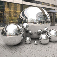Esfera de Globo Espejo Inflable Plateada, Bola de Espejo Cromada Reflectante Inflable Flotante para Fiestas, Bodas, Decoración Navideña