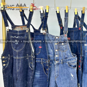 KungFu KingAAA Balles de vêtements de marque d'occasion pour femmes, Salopettes en jean vintage, Vêtements en gros en polyester/coton pour l'été - Product Image 5
