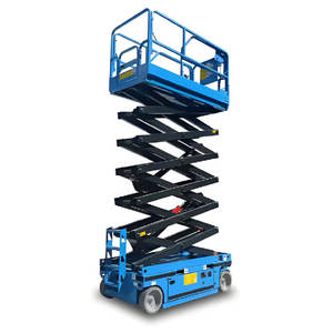 Penjualan gunting kecil hidrolik listrik Platform udara 6-14m harga rendah - Product Image 4