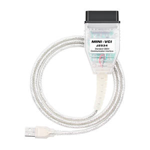 ราคาโรงงาน Mini Vci สำหรับ <span class=keywords><strong>Toyota</strong></span> TIS <span class=keywords><strong>Techstream</strong></span> V18.00.008 Minivci FTDI สำหรับ J2534 เครื่องสแกนรถยนต์ OBD OBD2 สายวินิจฉัยรถยนต์ - Product Image 1