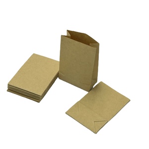 Sacs en papier kraft biodégradables de qualité environnementale pour noix, sandwichs, pain, petit-déjeuner, emballage alimentaire - Product Image 1