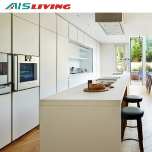 ตู้ครัว Modular ตู้มันวาวสูงกระจกฝ้าตู้ครัวประตูสำหรับขาย - Product Image 5