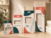 Boîte en carton kraft personnalisée de qualité supérieure pour l'emballage de cosmétiques avec un design recyclable et une impression couleur
