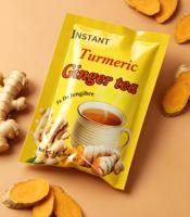 Poudre de curcuma chinois, sucre, granules de thé au gingembre, poudre de thé au gingembre instantané avec curcuma et gingembre, style thé au gingembre