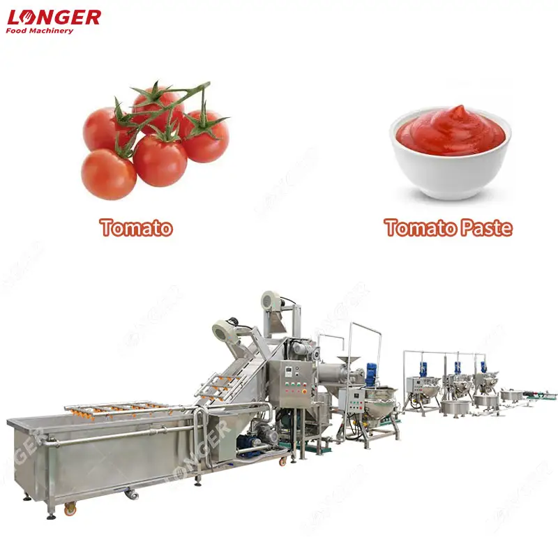 최고 품질의 토마토 페이스트 공장 기계 생산 라인 토마토 퓌레