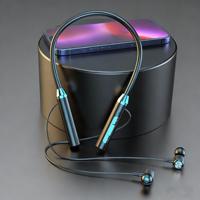 G01 Earphone Nirkabel BT 5.2 Model Kalung Leher, Headset Olahraga Binaural In-ear untuk Lari, Tahan Air dengan Peredam Kebisingan