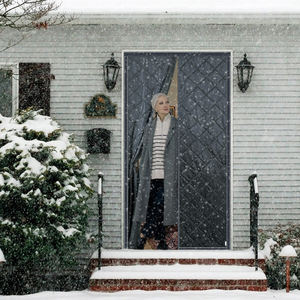 Venta caliente cortina de algodón anti-mosquito de ventana transparente de moda - Product Image 4