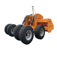 Niveleuse de terrain automatique à traction, guidée par GPS et laser, équipement de nivellement du sol agricole, niveleuse de tracteur
