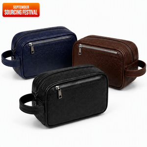 Sac à main en PU pour <span class=keywords><strong>homme</strong></span> avec logo personnalisé, grande capacité, léger, résistant à l'usure, sac <span class=keywords><strong>de</strong></span> toilette <span class=keywords><strong>de</strong></span> <span class=keywords><strong>luxe</strong></span>, vente en gros - Product Image 1