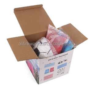 Balón de Fútbol para Revelación de Género, Polvo de Maíz Rosa y Azul, para Baby Shower, Fiesta Temática Deportiva, Anuncio de Nacimiento, Balón Explosivo - Product Image 4
