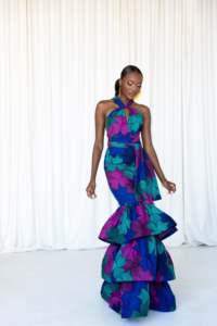 <span class=keywords><strong>Robe</strong></span> sirène élégante en Ankara africain pour femmes, <span class=keywords><strong>robe</strong></span> élégante en tissu wax africain, <span class=keywords><strong>robe</strong></span> de soirée à une épaule, mode modeste, <span class=keywords><strong>couture</strong></span> - Product Image 5