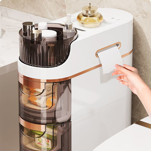 5-lớp khoảng cách lưu trữ tủ cho phòng tắm nhà vệ sinh mô ngăn kéo với ròng rọc tổ chức mỹ phẩm các mặt hàng khác tủ quần áo nhà bếp sử dụng - Product Image 3