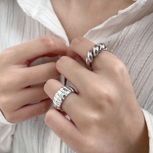 Korean Style 925 Sterling Silver Croissant <b>Open</b> <b>Ring</b> For Women Index Finger Fashionable Unique Design Everyday Wear - Product Image 1