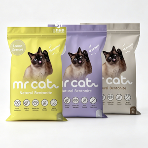 Heavy Duty <b>Cat</b> <b>Litter</b> Packaging Bag Thickened Nylon Aluminum Foil Material Moisture Proof Flat Bottom Pouch5L 6L 8L 10L 12L - Product Image 4