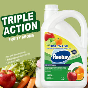 Liquide vaisselle Reebay pour contact alimentaire, professionnel, élimine l'huile <span class=keywords><strong>sans</strong></span> endommager les mains, 1000g 3750g, savon liquide - Product Image 2